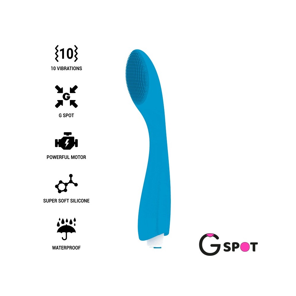 G-SPOT - VIBRATEUR GYLBERT BLEU