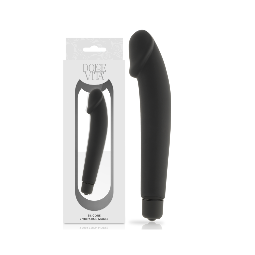 DOLCE VITA - REALISTIC BLACK SILICONE