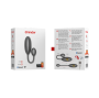 ONINDER - OVO VIBRATÓRIO DENVER PRETO 7 X 2,7 CM APLICATIVO GRATUITO