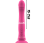 INTENSE - MICHELANGELO PINK SILICONE VIBRATOR DILDO