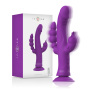 INTENSE - VIBRATEUR EN SILICONE CASANOVA RABBIT TRIPLE MOTEUR VIOLET