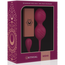 RITHUAL - BALLES DE KEGEL VIBRANTES RECHARGEABLES NISHA ORCHIDÉE