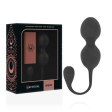 RITHUAL - NISHA RECHARGEABLE VIBRATING KEGEL BALLS BLACK