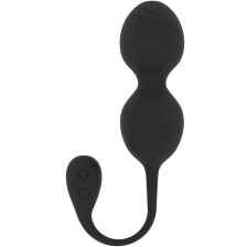 RITHUAL - NISHA RECHARGEABLE VIBRATING KEGEL BALLS BLACK