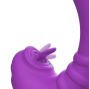 INTENSE - HARRY FLEXIBLE VIBRATOR WITH PURPLE TONGUE