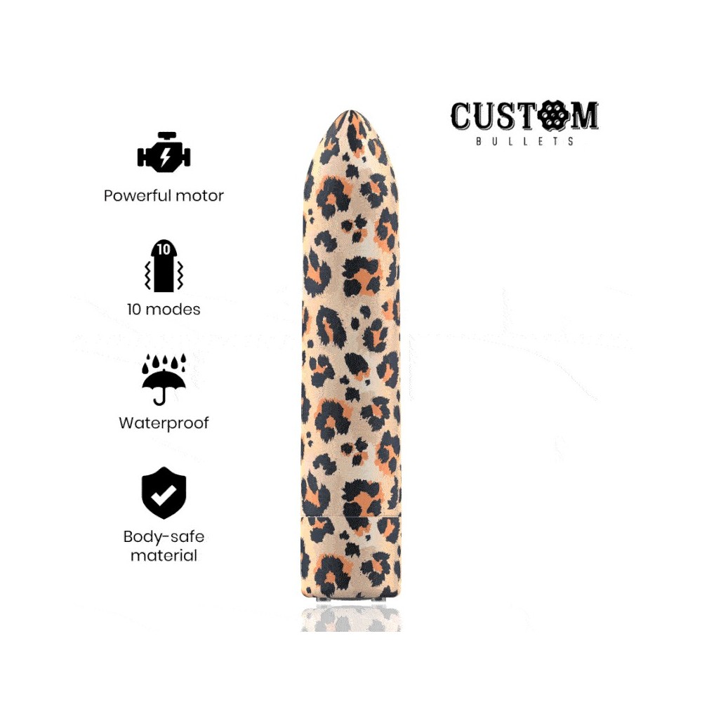 CUSTOM BULLETS - BALAS PERSONALIZADAS LEOPARDO BALA MAGNÉTICA