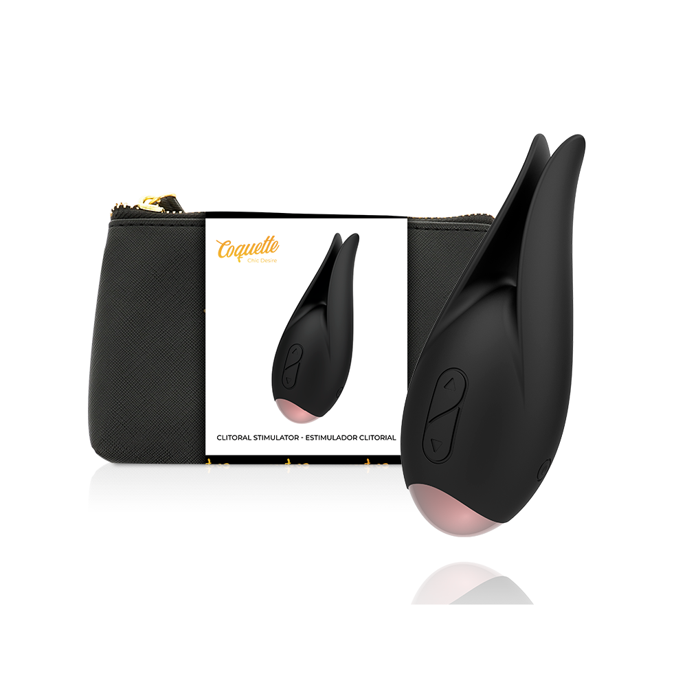 COQUETTE CHIC DESIRE - ESTIMULADOR CLITORIAL PRETO / OURO