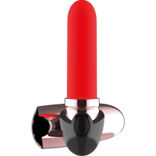 COQUETTE CHIC DESIRE - VIBRATEUR RECHARGEABLE ROUGE A LÈVRES NOIR/ OR