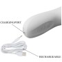PRETTY LOVE - VIBRATEUR REESE AVEC ROTATION ARGENTÉE