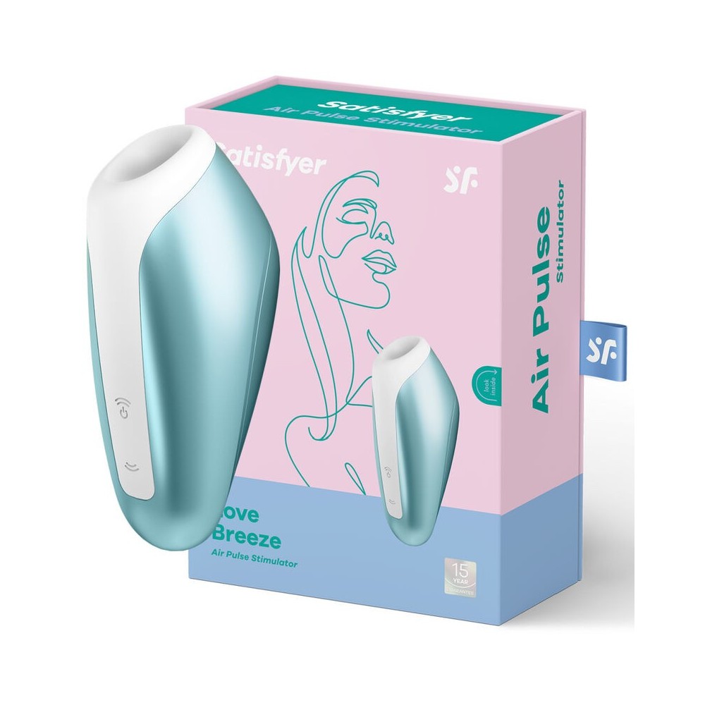 SATISFYER - LOVE BREEZE SUCCIONADOR BLEU GLACE