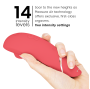 WOMANIZER - PREMIUM 2 CLITORAL STIMULATOR RASPBERRY