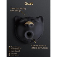 G-VIBE - GCAT MYSTIC SUCKER DE CLITÓRIS PRETO