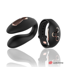 ANNE'S DESIRE - DUAL PLEASURE WIRELESS TECHNOLOGY WATCHME BLACK/GOLD