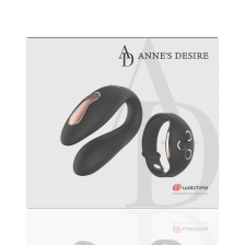 ANNE'S DESIRE - DUAL PLEASURE TECHNOLOGIE SANS FIL WATCHME NOIR/OR