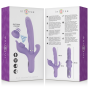 INTENSE - BILLIE VIBRATORE MULTIFUNZIONALE RICARICABILE A SUCCHIO CON PULSANTE VIOLA
