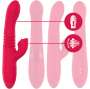 INTENSE - VIBRADOR UP & DOWN RECARREGVEL DUA MULTIFUNO COM LÍNGUA VERMELHA