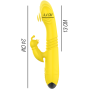 INTENSE - VIBRATEUR MULTIFONCTION TOKY UP & DOWN AVEC STIMULATEUR CLITORAL JAUNE