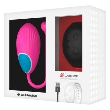 WEARWATCH - TECHNOLOGIE SANS FIL EGG WATCHME FUCHSIA / NOIR DE JAIS