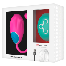 WEARWATCH - TECHNOLOGIE SANS FIL EGG WATCHME FUCHSIA / AIGUE-MARINE