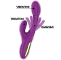 INTENSE - APOLO VIBRATEUR MULTIFONCTION RECHARGEABLE 7 VIBRATIONS AVEC LANGUE OSCILLANTE VIOLET