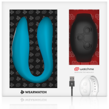 WEARWATCH - DUAL PLEASURE WIRELESS TECHNOLOGY WATCHME INDIGO / JET BLACK