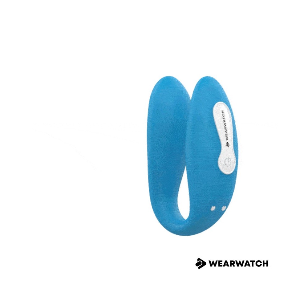 WEARWATCH - DUAL PLEASURE WIRELESS TECHNOLOGY WATCHME INDIGO / AQUAMARINE