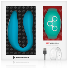 WEARWATCH - DUAL PLEASURE DRAHTLOS-TECHNOLOGIE WATCHME INDIGO / AQUAMARINE