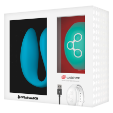 WEARWATCH - DUAL PLEASURE WIRELESS TECHNOLOGY WATCHME INDIGO / AQUAMARINE