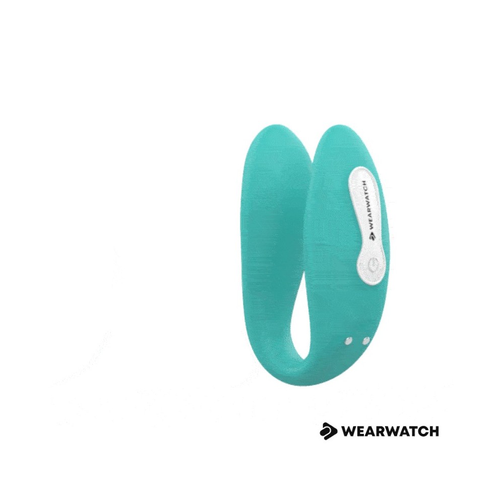 WEARWATCH - DUAL PLEASURE WIRELESS TECHNOLOGY WATCHME AQUAMARINE / JET BLACK