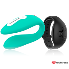 WEARWATCH - DUAL PLEASURE WIRELESS TECHNOLOGY WATCHME AQUAMARINE / JET BLACK