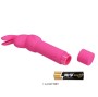 PRETTY LOVE - GERARDO FUSCHIA RABBIT SILICONE VIBRATOR