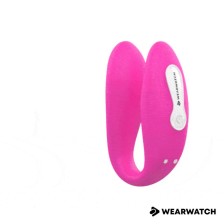 WEARWATCH - DUAL PLEASURE DRAHTLOSE TECHNOLOGIEUHR FUCHSIA / AQUAMARINE