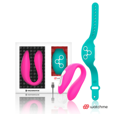 WEARWATCH - DUAL PLEASURE WIRELESS TECHNOLOGY WATCHME FUCHSIA / AQUAMARINE