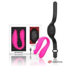 WEARWATCH - DUAL PLEASURE DRAHTLOSE TECHNOLOGIEUHR FUCHSIA / Pechschwarz