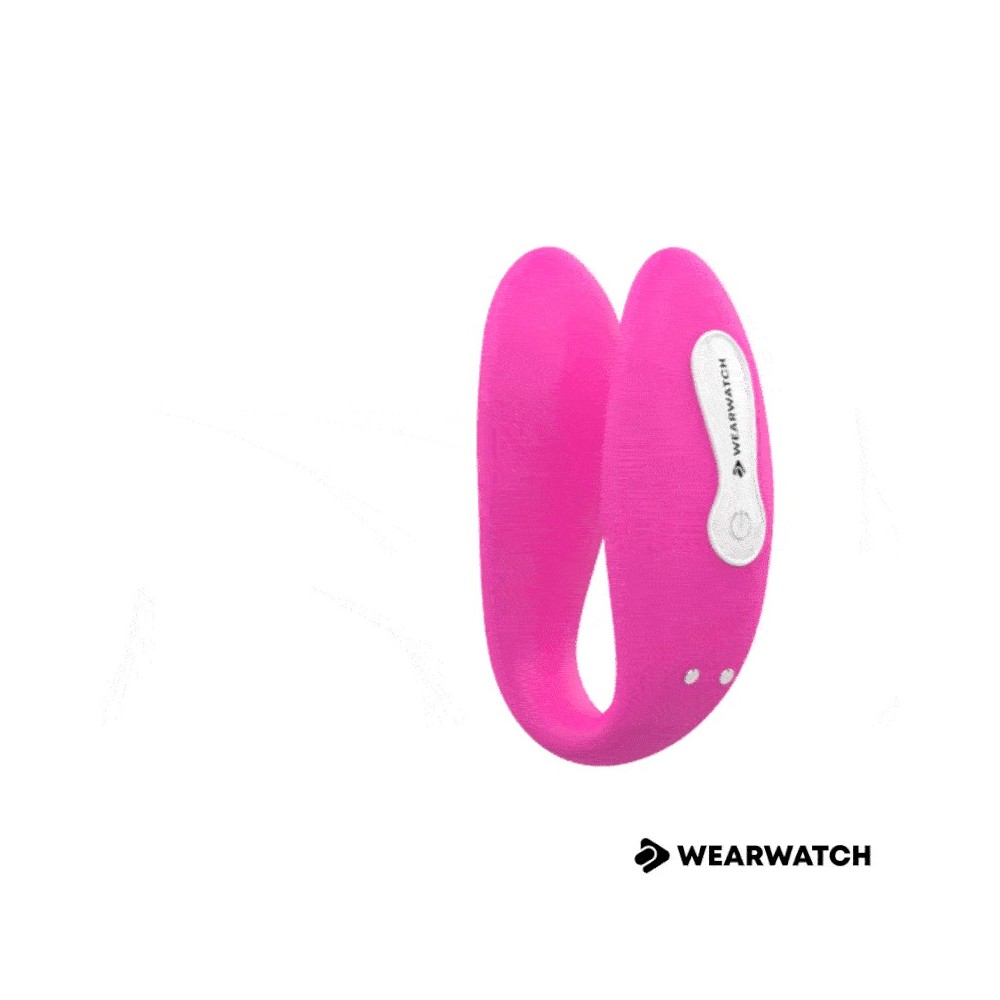 WEARWATCH - DUAL PLEASURE WIRELESS TECHNOLOGY WATCHME FUCHSIA / SNOWY