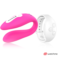 WEARWATCH - DUAL PLEASURE WIRELESS TECHNOLOGY WATCHME FUCHSIA / SNOWY