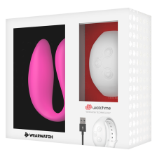 WEARWATCH - DUAL PLEASURE WIRELESS TECHNOLOGY WATCHME FUCHSIA / SNOWY