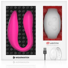 WEARWATCH - DUAL PLEASURE WIRELESS TECHNOLOGY WATCHME FUCHSIA / SNOWY