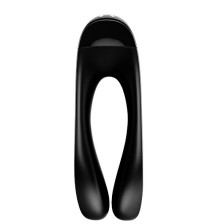 SATISFYER - CANDY CANE FINGER VIBRATOR BLACK