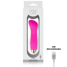 DOLCE VITA - RECHARGEABLE VIBRATOR ONE PINK 7 SPEEDS