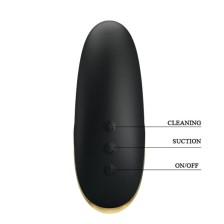 PRETTY LOVE - MASSEUR À ASPIRATION RECHARGEABLE DE LUXE NOIR