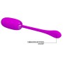 PRETTY LOVE - OVO VIBRANTE RECARREGVEL IMPERMEVEL JULIUS ROXO