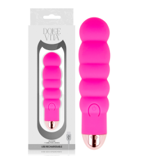 DOLCE VITA - AUFLADBARER VIBRATOR SECHS ROSA 7 GESCHWINDIGKEITEN