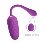 PRETTY LOVE - UOVO VIBRANTE CON TEXTURE MARINA RICARICABILE VIOLA