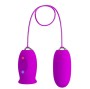 PRETTY LOVE - DAISY DUAL EGG RECHARGEABLE VIBRATOR PURPLE