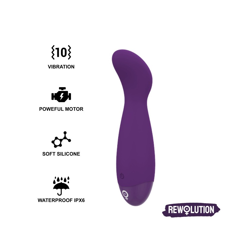 REWOLUTION - REWOPULSE VIBRADOR FLEXÍVEL ESTIMULADOR DE PONTO G