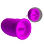 PRETTY LOVE - VIBRADOR RECARREGVEL DAISY DUAL EGG ROXO