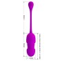 PRETTY LOVE - OVO VIBRATÓRIO RECARREGVEL CALLIE ROXO
