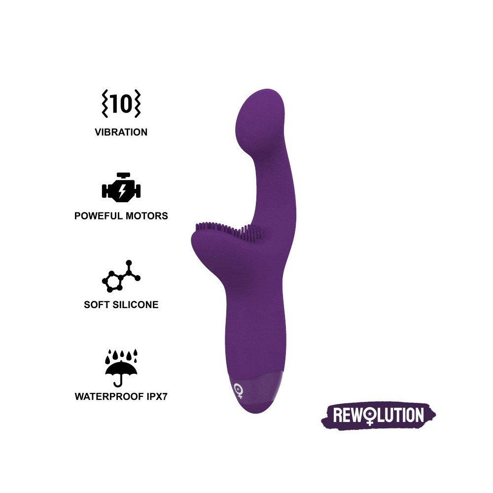 REWOLUTION - REWOKISS VIBRATOR POINT TO STIMULATOR