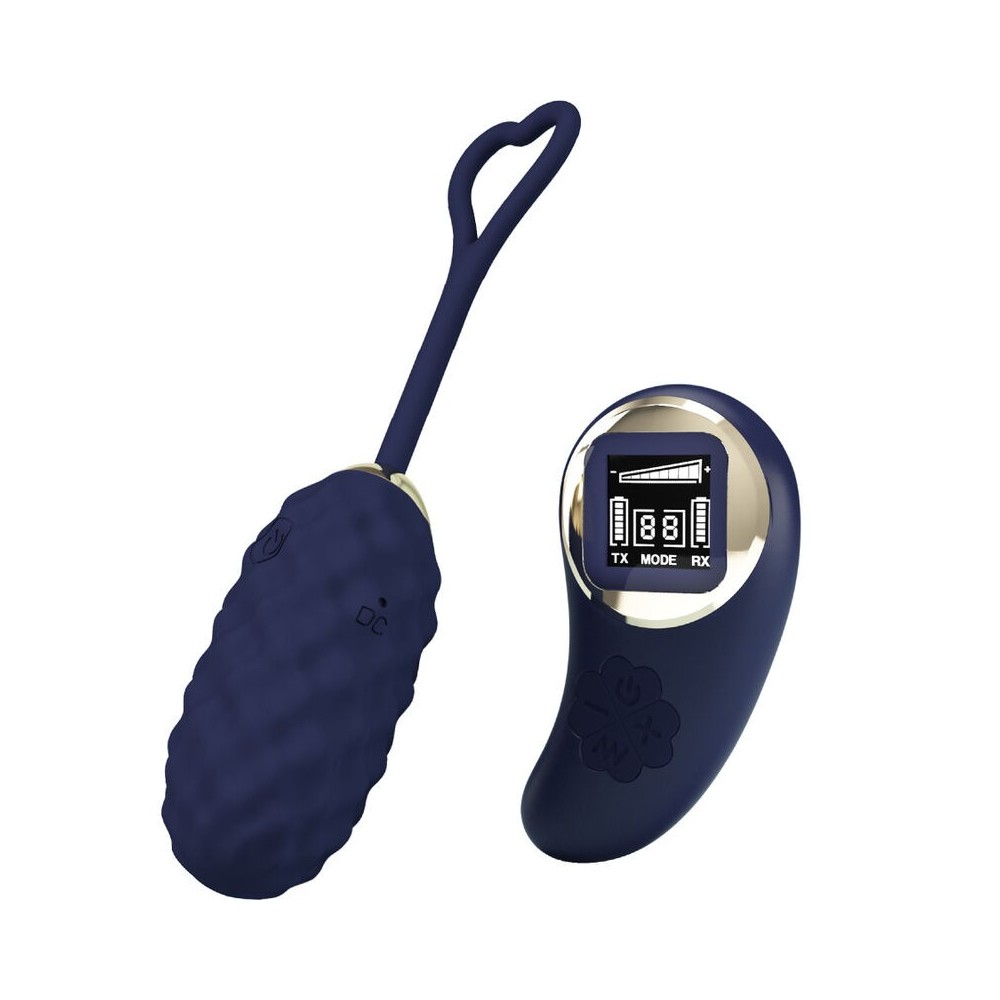 PRETTY LOVE - OVO VIBRATÓRIO DE CONTROLE REMOTO VIVIAN BLUE